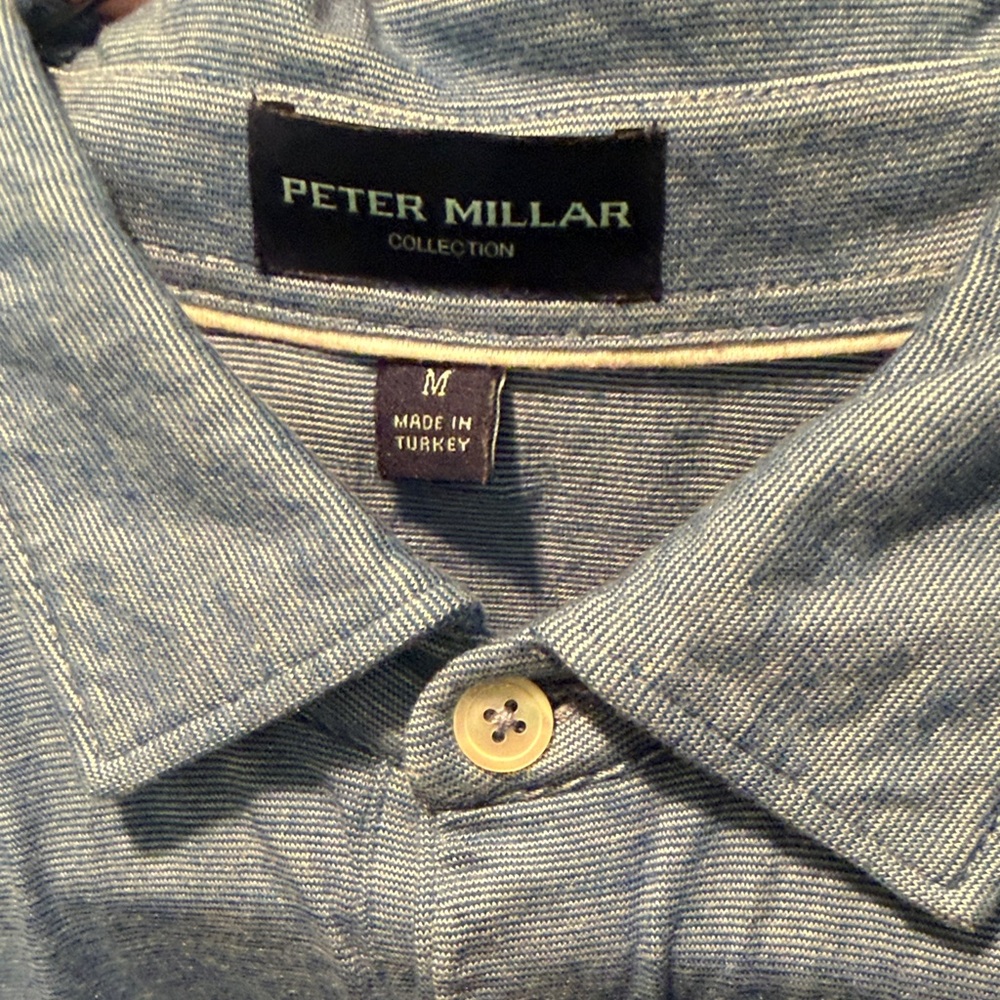 Peter Millar Blue Polo Shirt - Picture 6 of 8